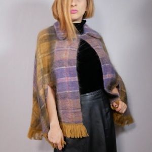 Mohair / Wool Cape  Andrew Stewart New With Tags Circa 1960/ 1970